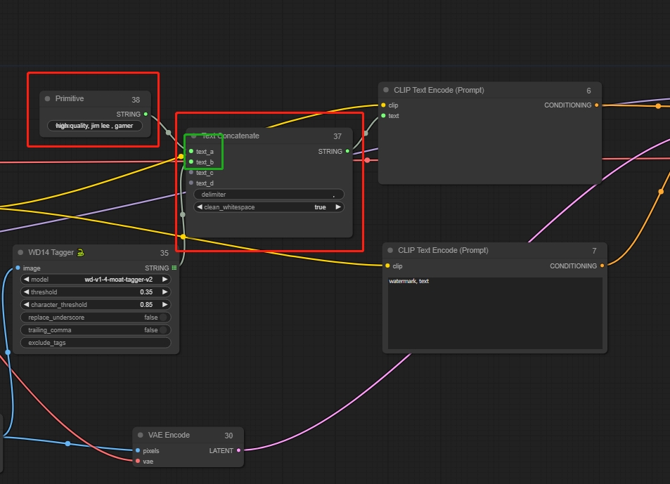 ComfyUI Image Conversion - BReverse-engineer Prompts: WD14 Tagger Node 3