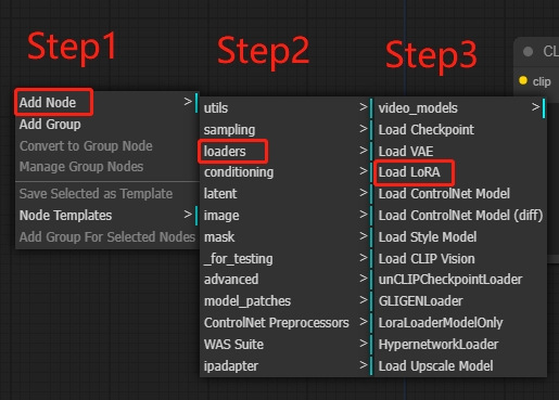 Steps to add LoRA