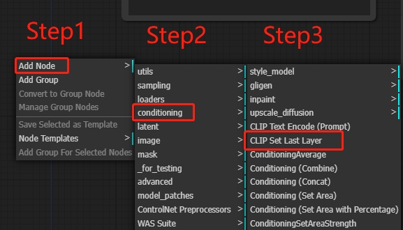 Steps to add Clip Skip