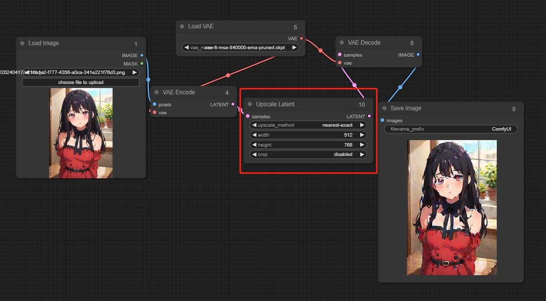 Latent - Upscale Latent