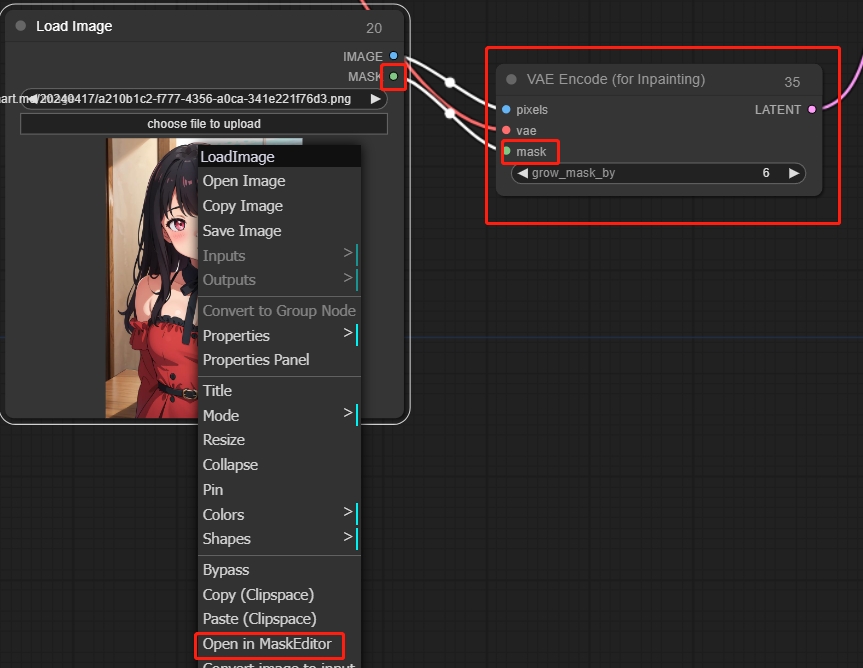 Latent - VAE Encde for Inpainting