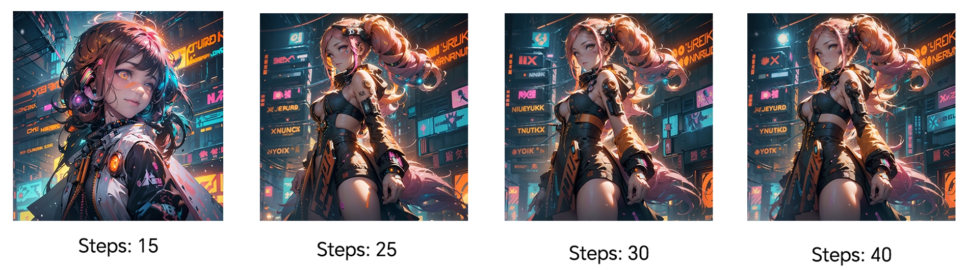 SeaArt AI - Advanced Config - Sampling Steps