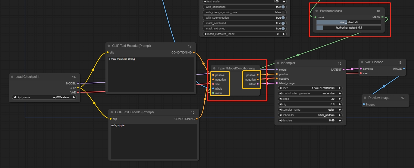 ComfyUI Redraw - InpaintModelConditioning