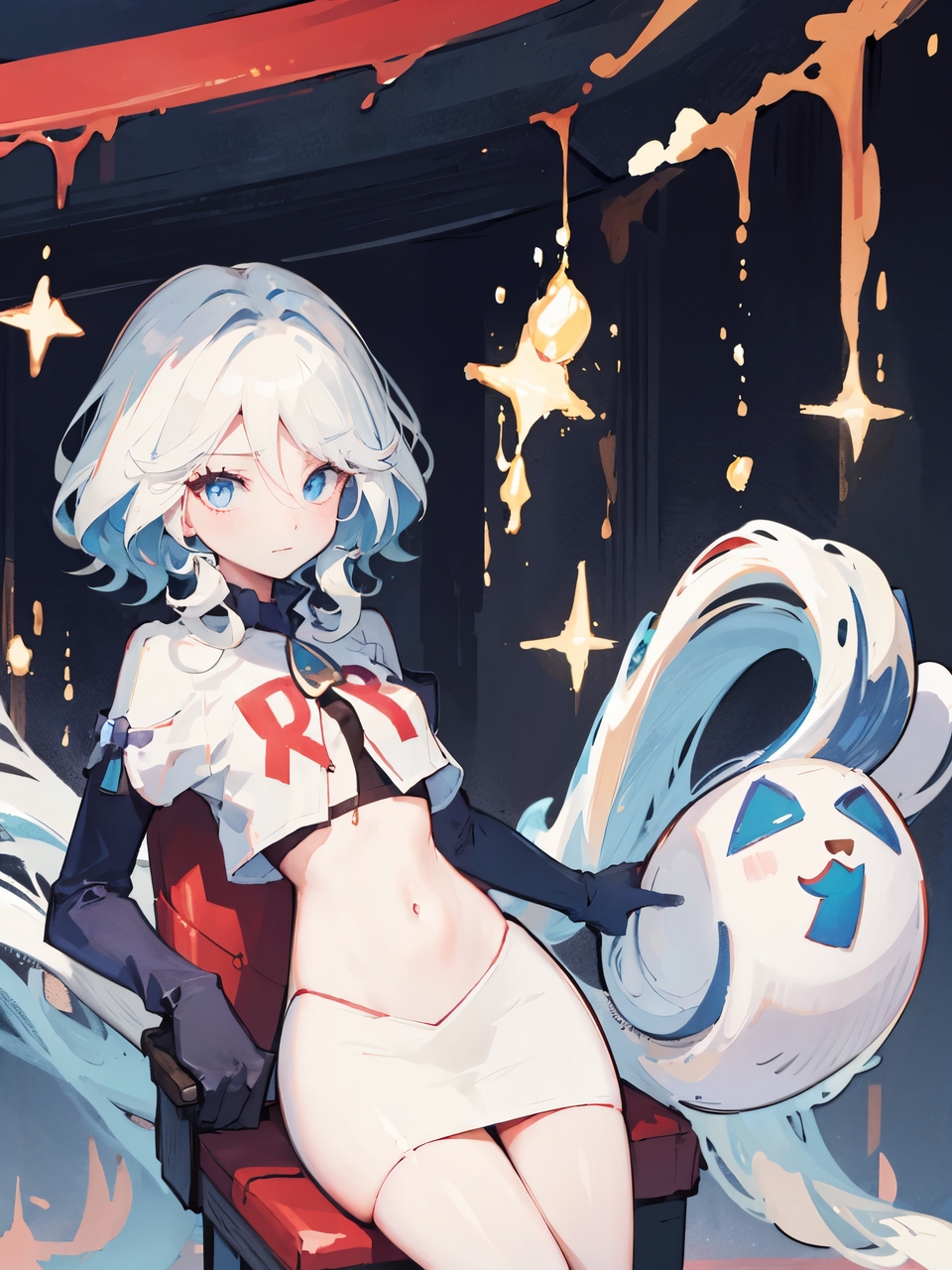 AI Anime Girl Generated by LoRA