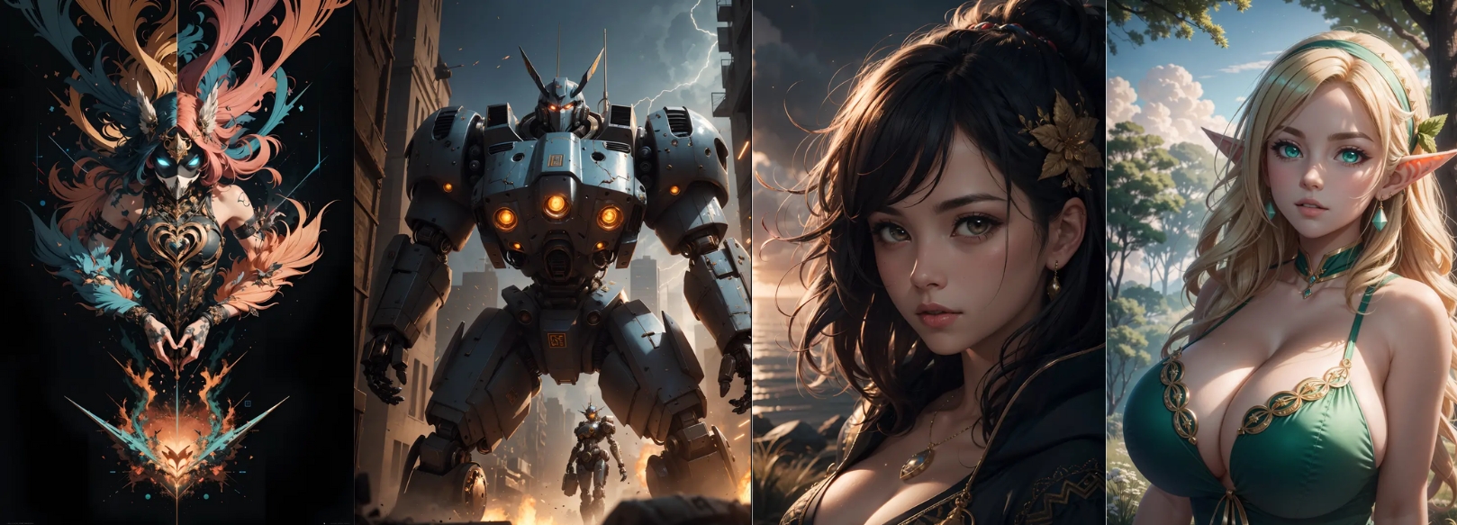 AI Image Generation Model: Temporal Paradox Mix
